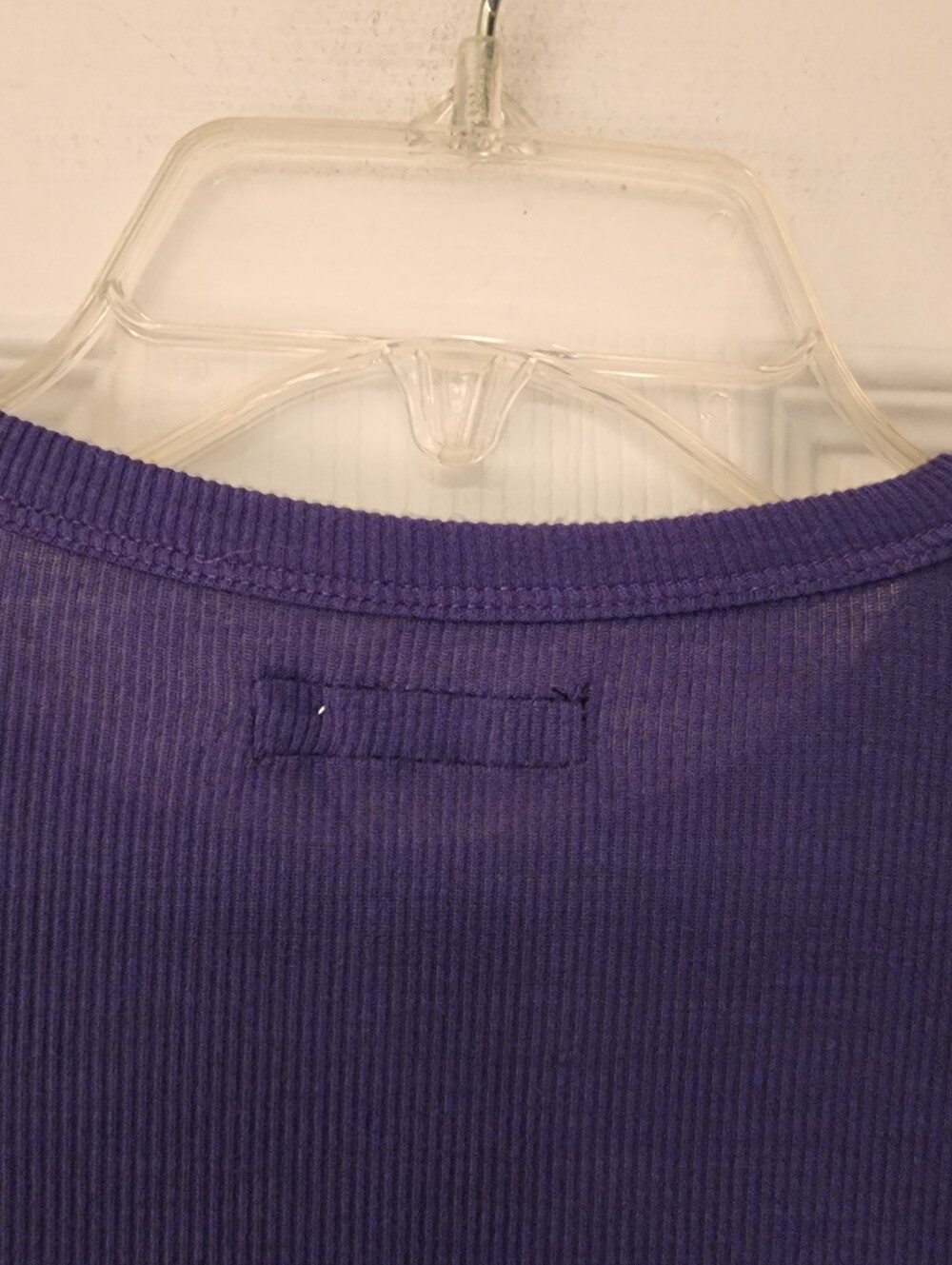 Michael Lauren Alick Ribbed Crewneck In Navy W/ Thumbhole Sleeve Sz SM - Picture 7 of 11